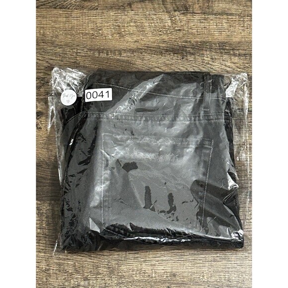 PacSun Women's Ultra High Rise Slim Jeans Size 30 Black‎ Distressed Button Fly - Picture 11 of 11